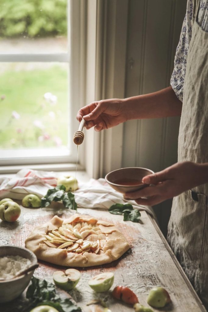 recept na jablkový koláč galette